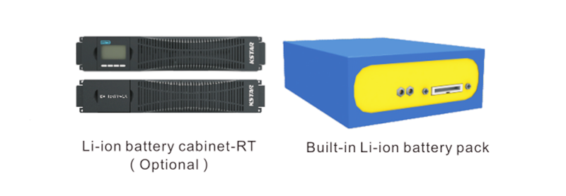 photo of lithium-ion battery and li-ion UPS  