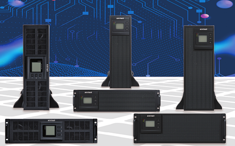 six rack-mounted kstar YDC-rt series ups